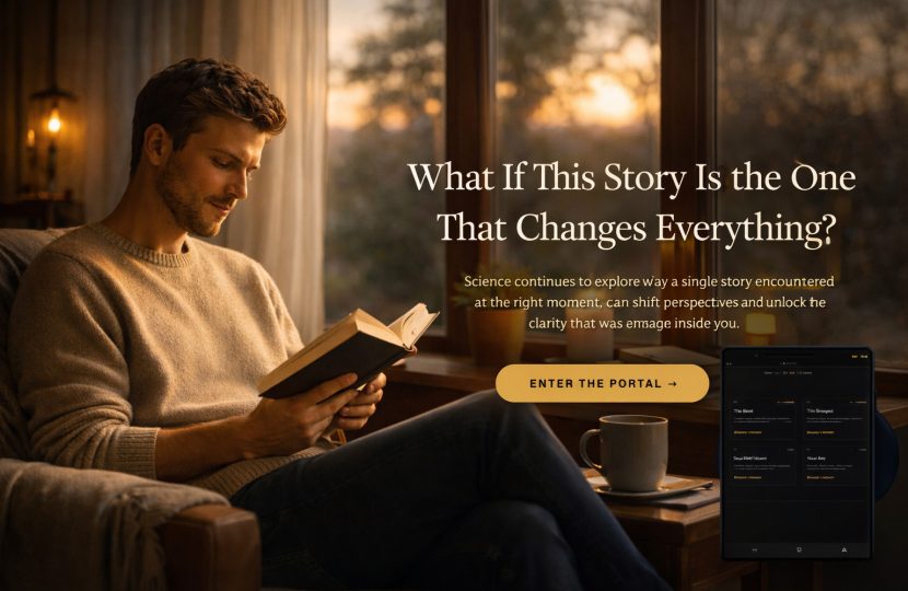 "Neuroscience confirms that a single story, at the right moment, can rewire the brain, dissolve what is keeping you stuck, and return you to yourself. What if this is that story?