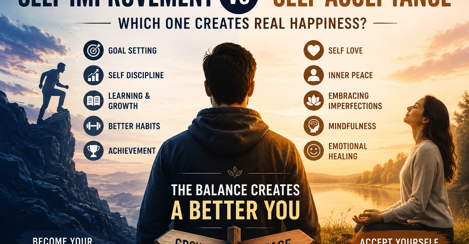 self improvement vs self acceptance