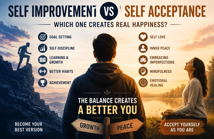 self improvement vs self acceptance