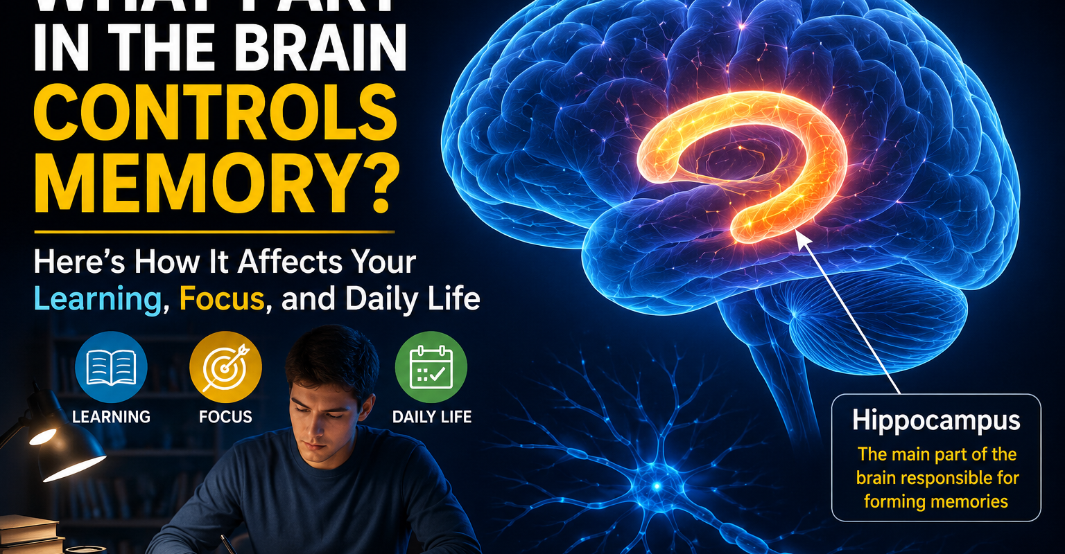 what part in the brain controls memory